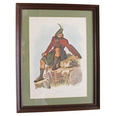 circa 1950 Lithograph from "Clans of the Scottish Highlands, " by James Logan