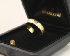 Circa 1950 Mario Buccellati Wedding Band 18k Yellow Gold