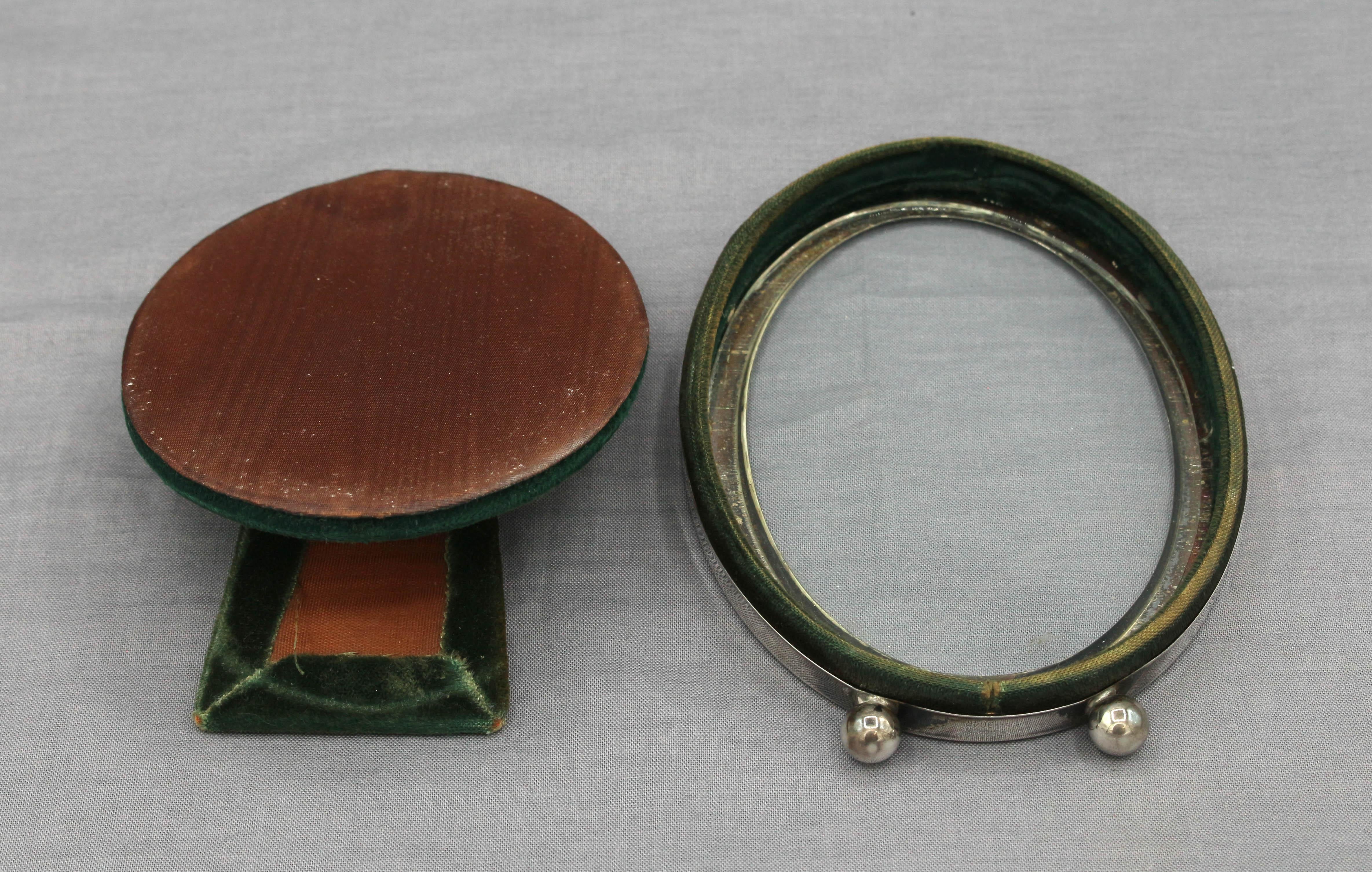 Mid-20th Century Circa 1950 Oval Sterling Silver Picture Frame by Gorham