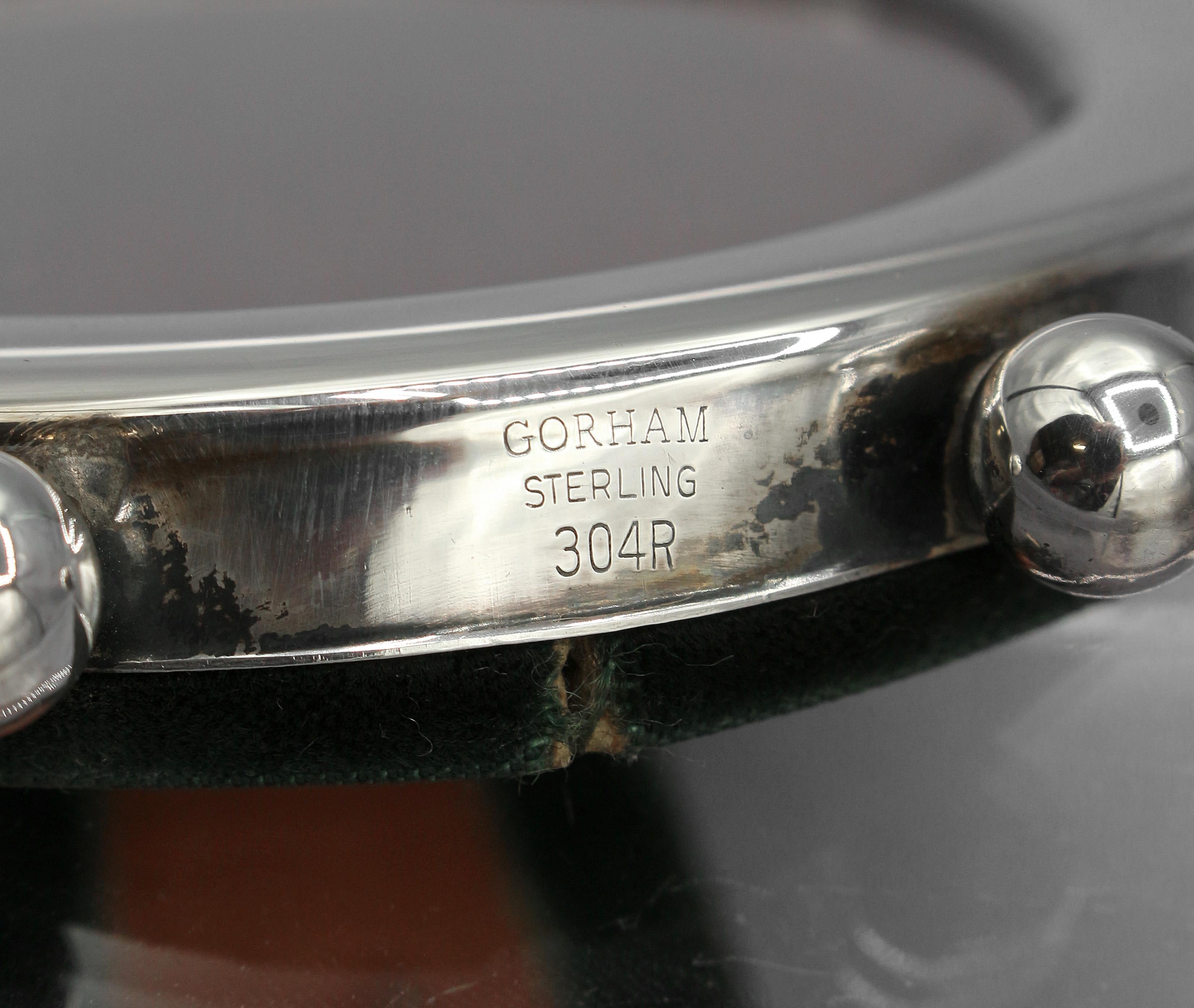Circa 1950 Oval Sterling Silver Picture Frame by Gorham 1