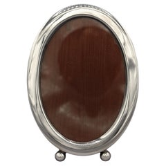Circa 1950 Oval Sterling Silver Picture Frame by Gorham