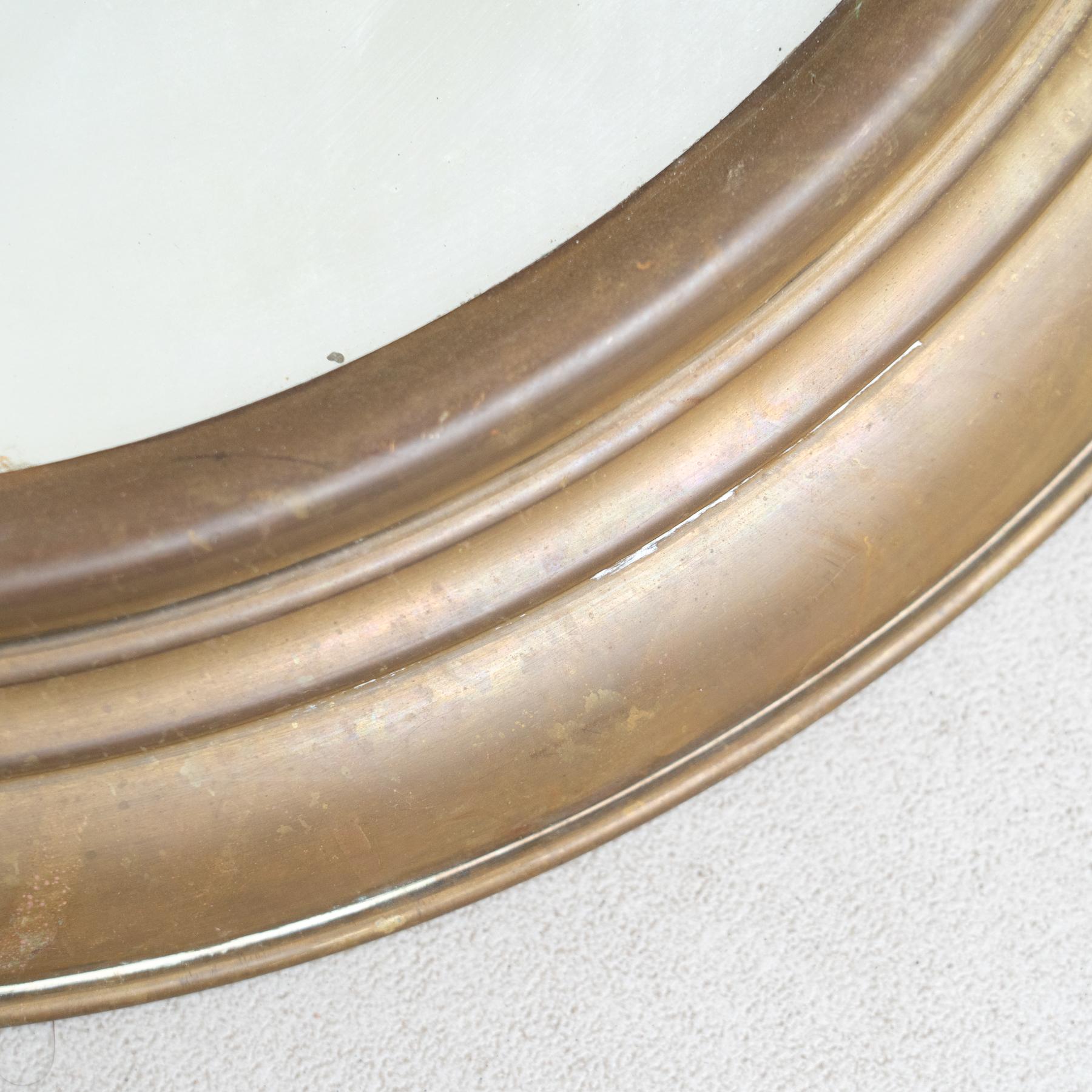 Spanischer Metallspiegel, um 1950, Vintage-Design aus der Mitte des Jahrhunderts im Angebot 5