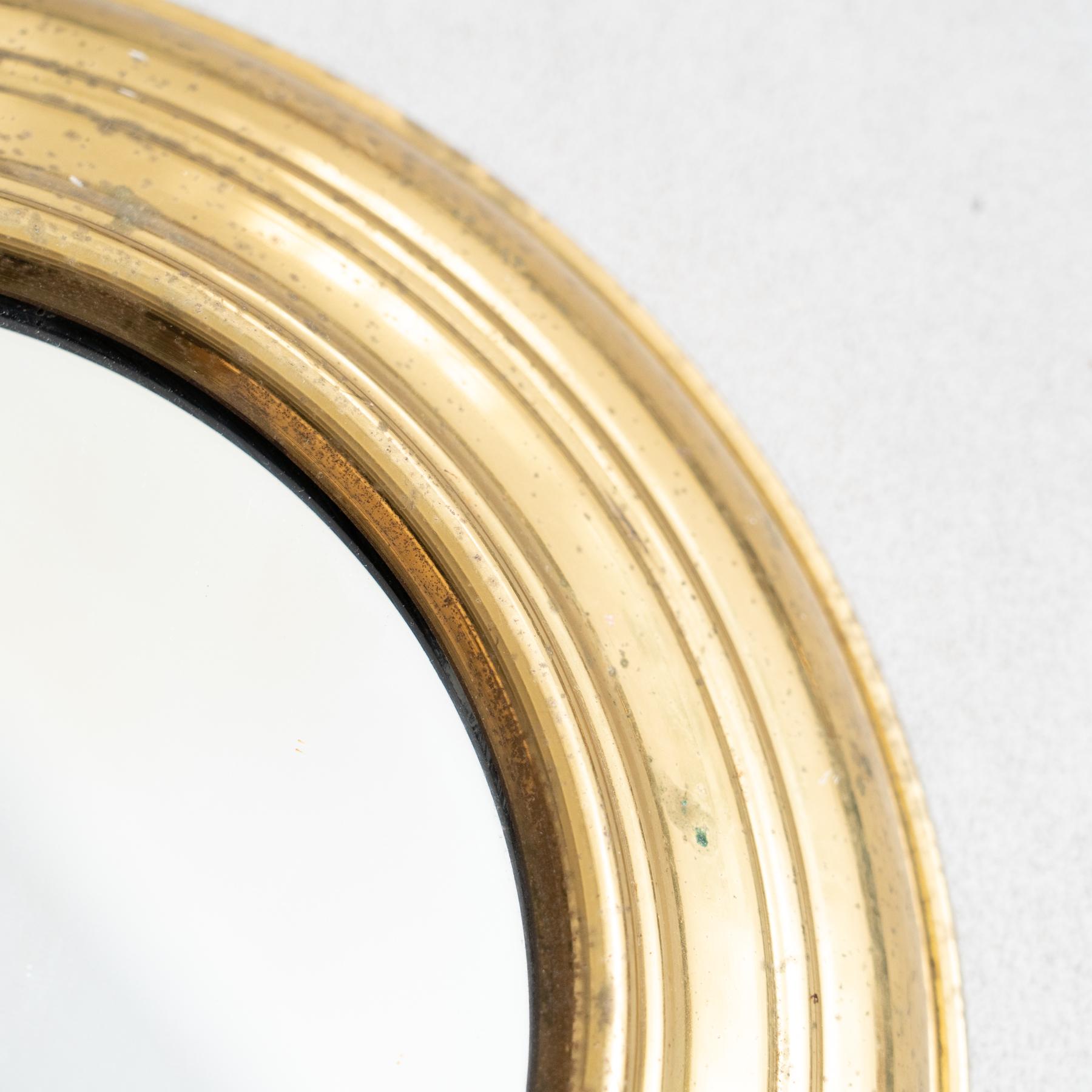 Circa 1950 Spanish Metal Mirror - Mid-Century Vintage Design For Sale 5