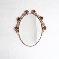 Circa 1950 Miroir espagnol en métal - Mid-Century Vintage Design