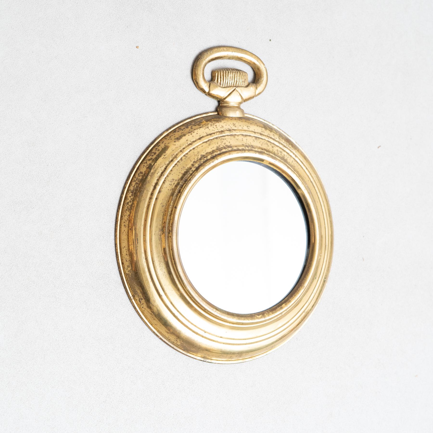 Mid-Century Modern Circa 1950 Spanish Metal Mirror - Mid-Century Vintage Design For Sale