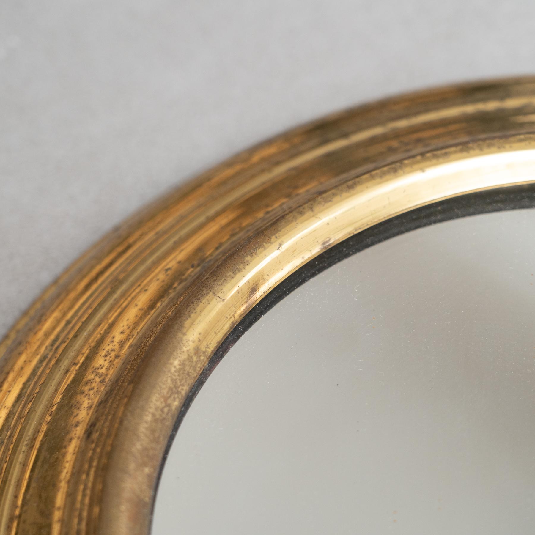 Circa 1950 Spanish Metal Mirror - Mid-Century Vintage Design For Sale 3