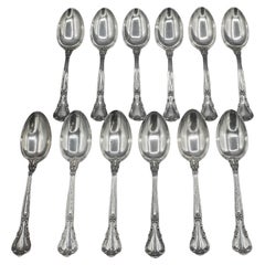 Circa 1950s-70s Set of 12 Chantilly Sterling Teaspoons by Gorham