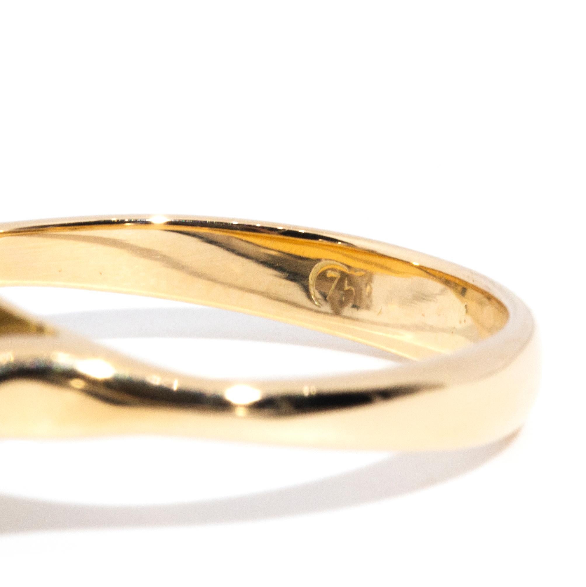 Circa 1950s 9 Carat Gold Old Cut Diamond Vintage Starburst Cluster Ring 5