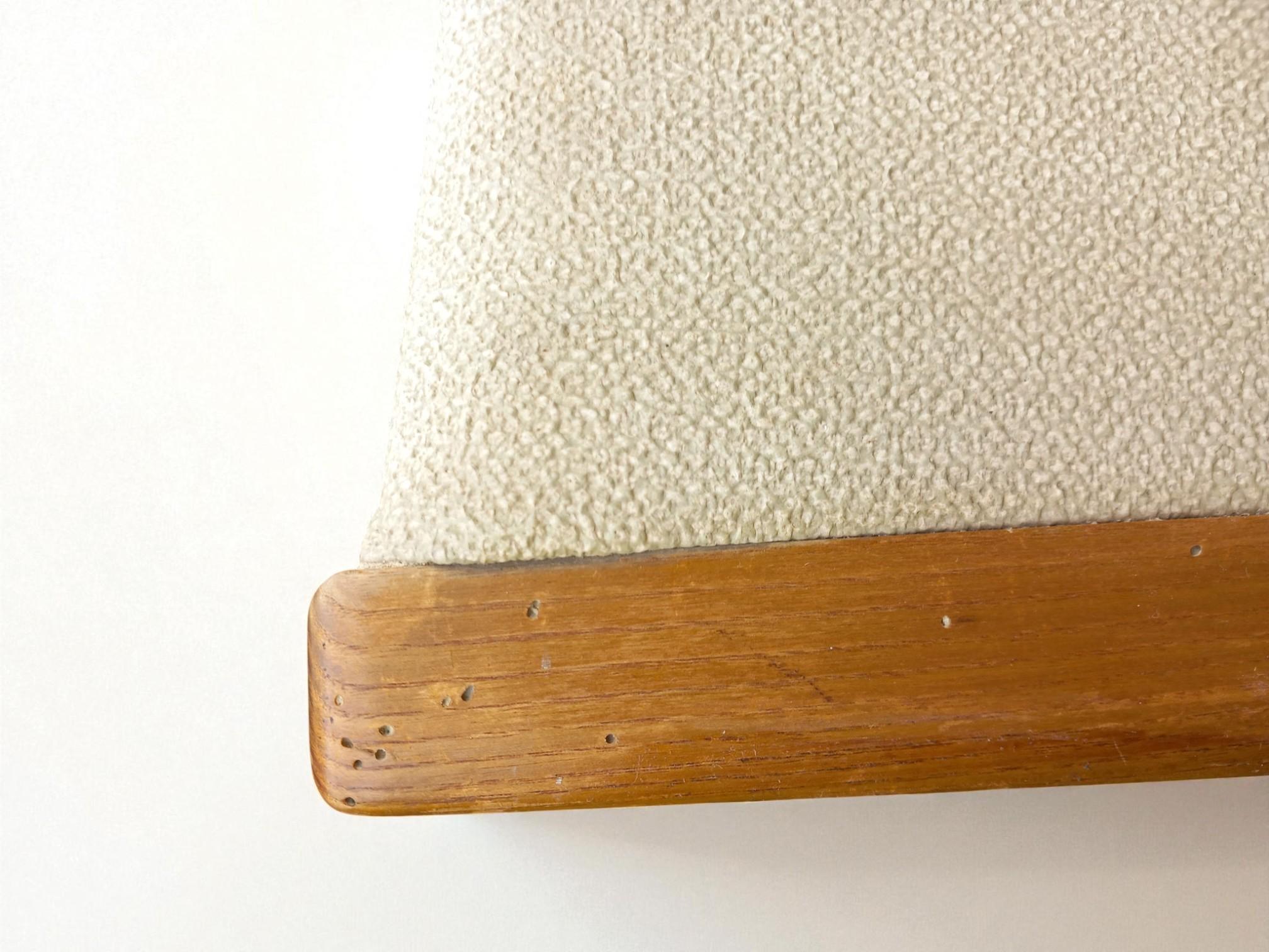 Circa 1950s  Attributed to Bow-Wood, Villeneuve-St-Georges  Bentwood & Upholst For Sale 5