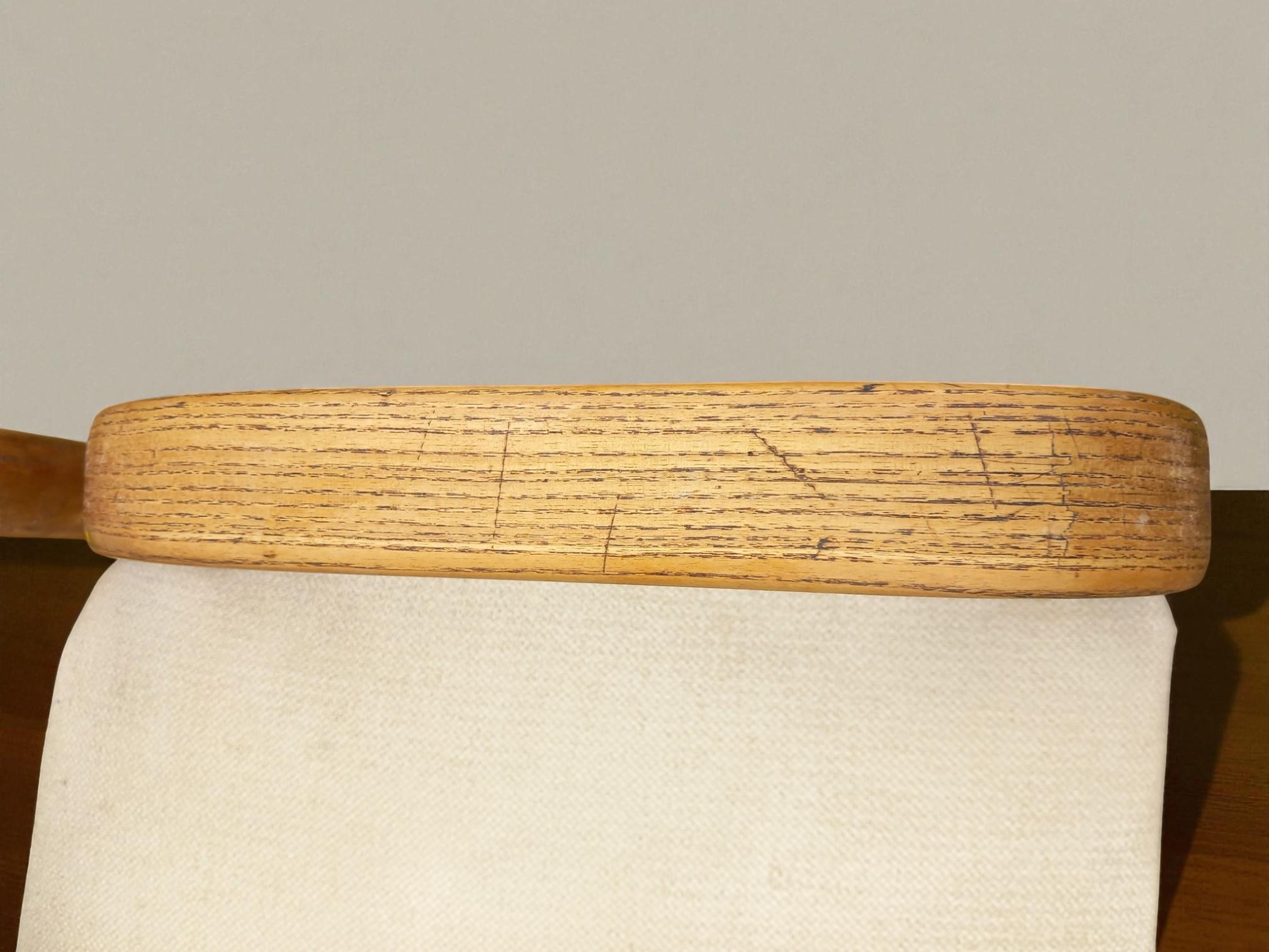 Circa 1950s  Attributed to Bow-Wood, Villeneuve-St-Georges  Bentwood & Upholst For Sale 9