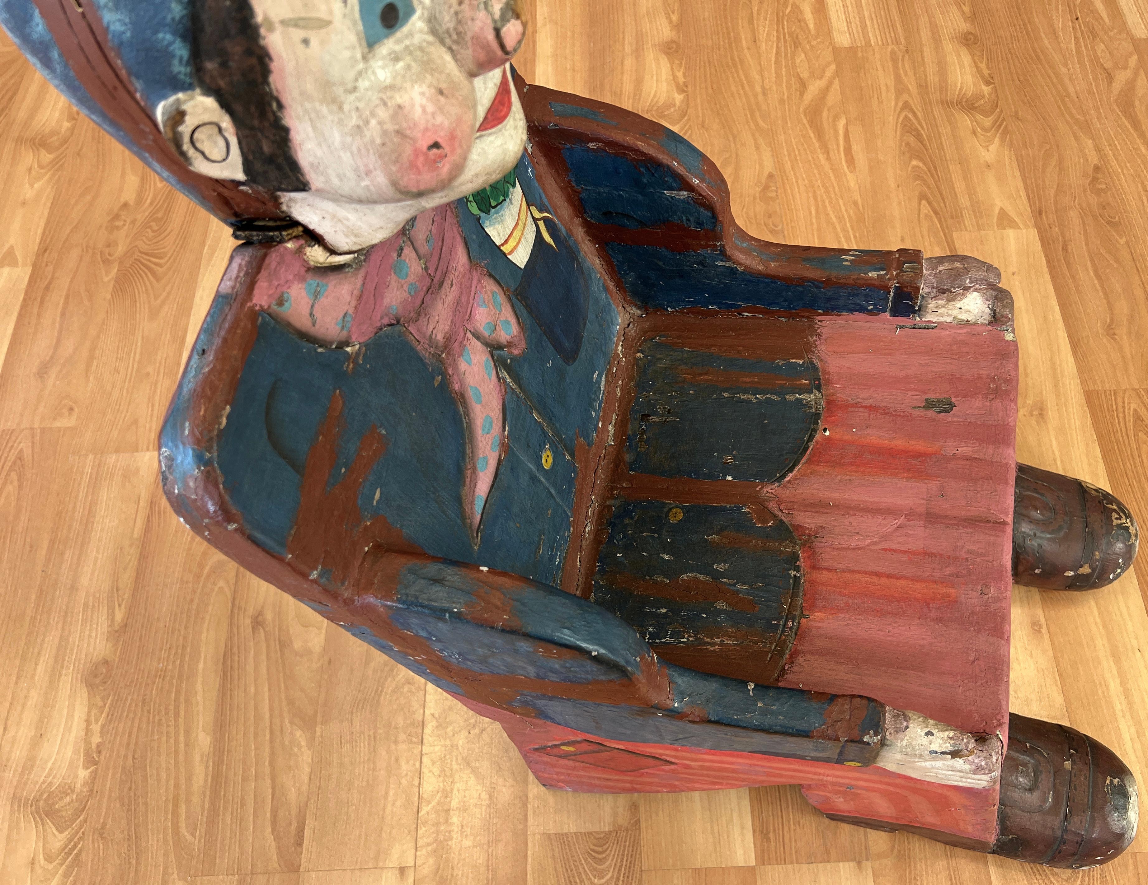 Circa 1950s French Childs Carnival/Circus Prop Chair For Sale 7