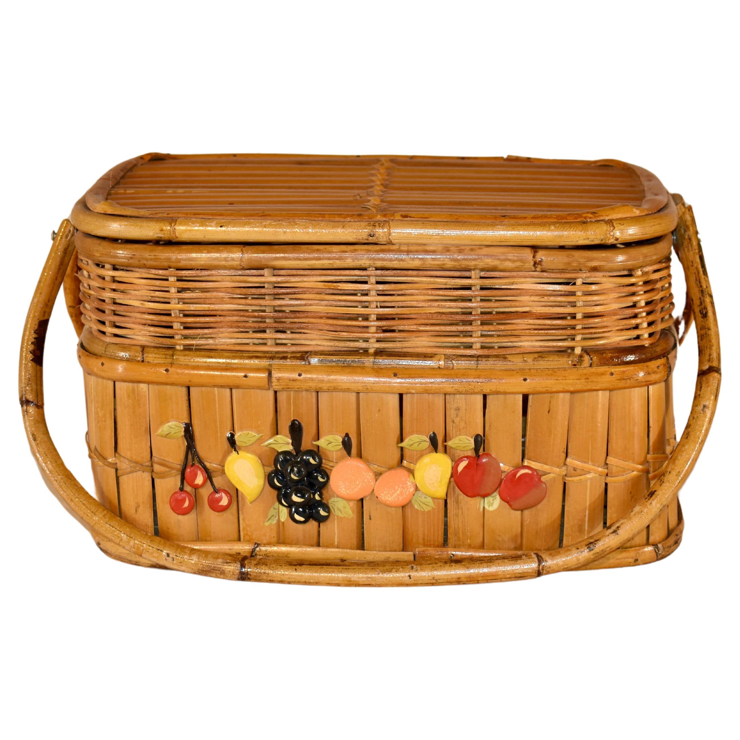 What is a picnic basket called?