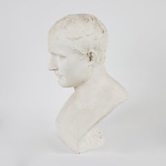 Circa 1950's Gesso Bust of Napoleon