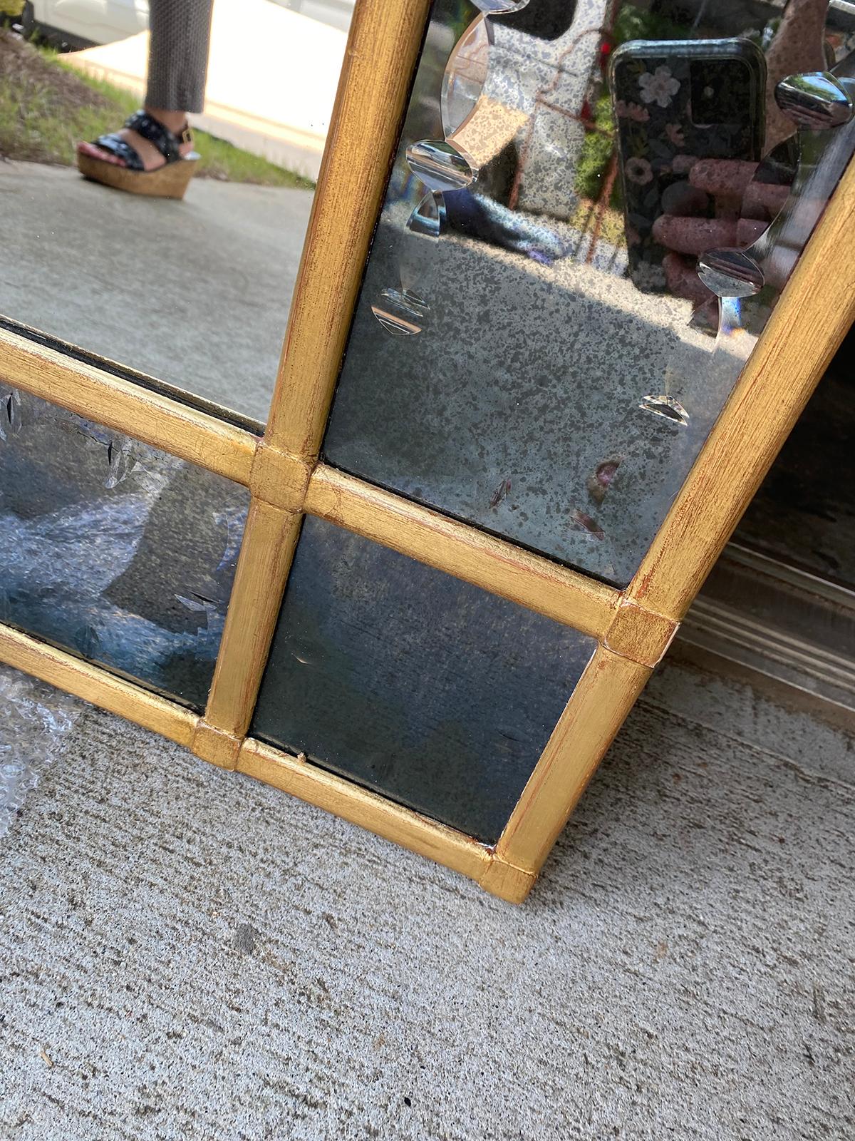 Circa 1950s Giltwood Wall Mirror For Sale 4