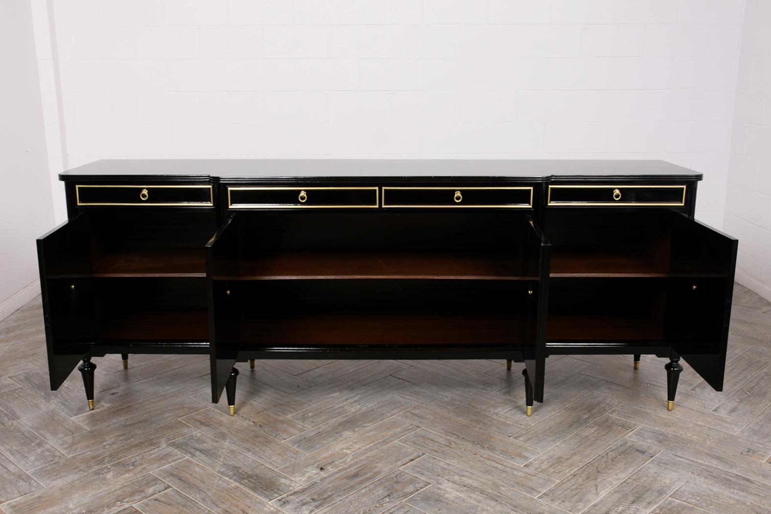 20th Century Regency Style Buffet with Lacquered Finished, circa 1950s