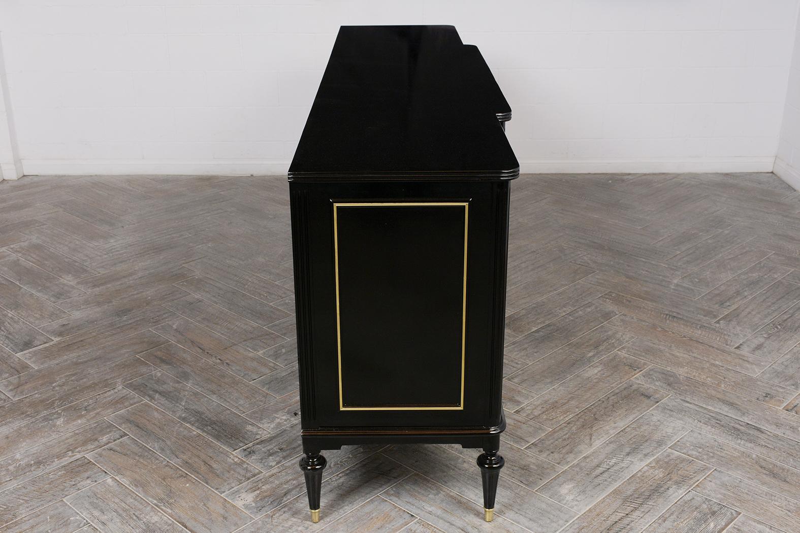 Regency Style Buffet with Lacquered Finished, circa 1950s 3