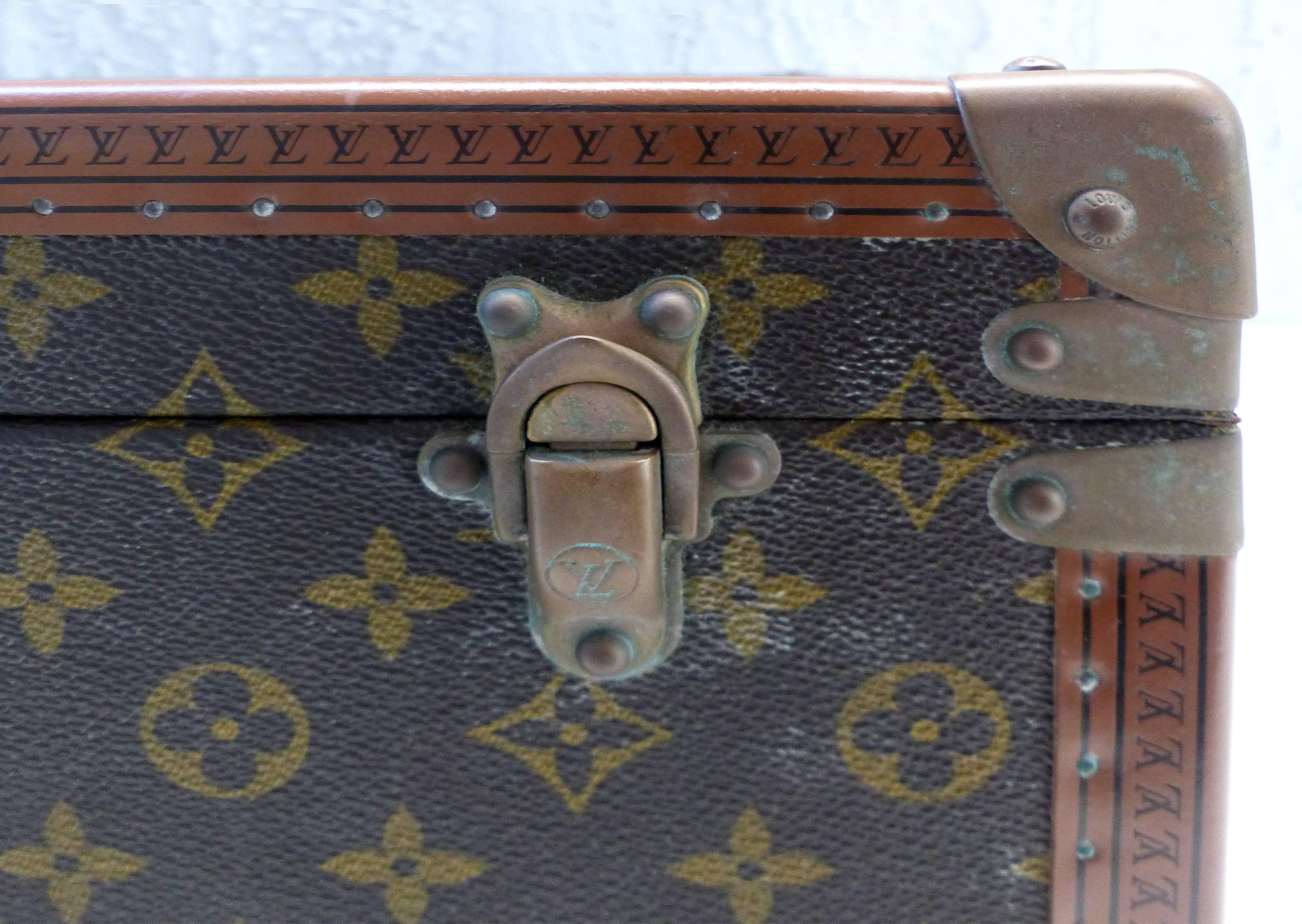 Small Louis Vuitton Hard Case Suitcase, circa 1950s 3