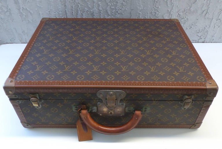 Small Louis Vuitton Hard Case Suitcase, circa 1950s For Sale at 1stdibs