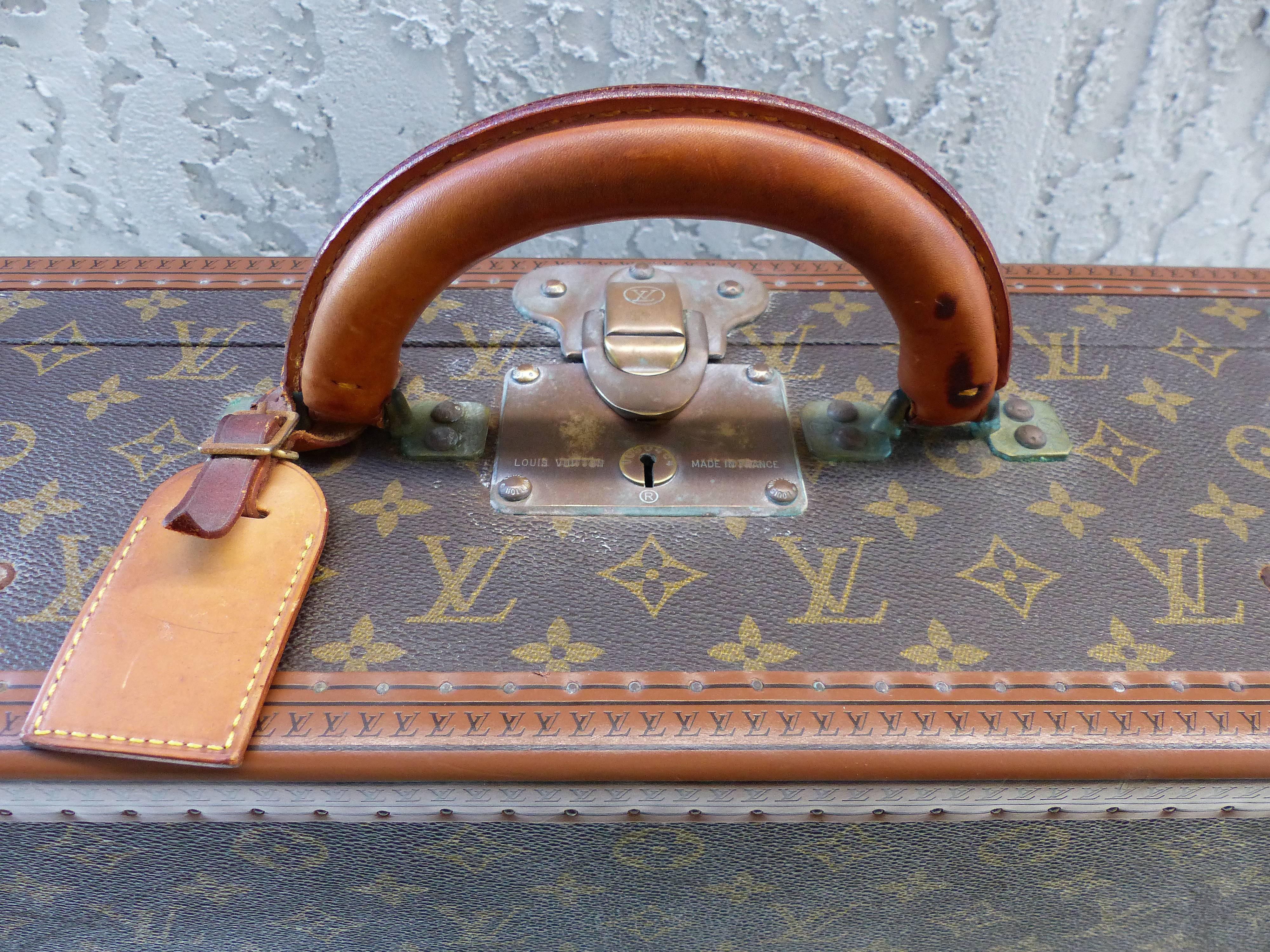 Small Louis Vuitton Hard Case Suitcase, circa 1950s 1