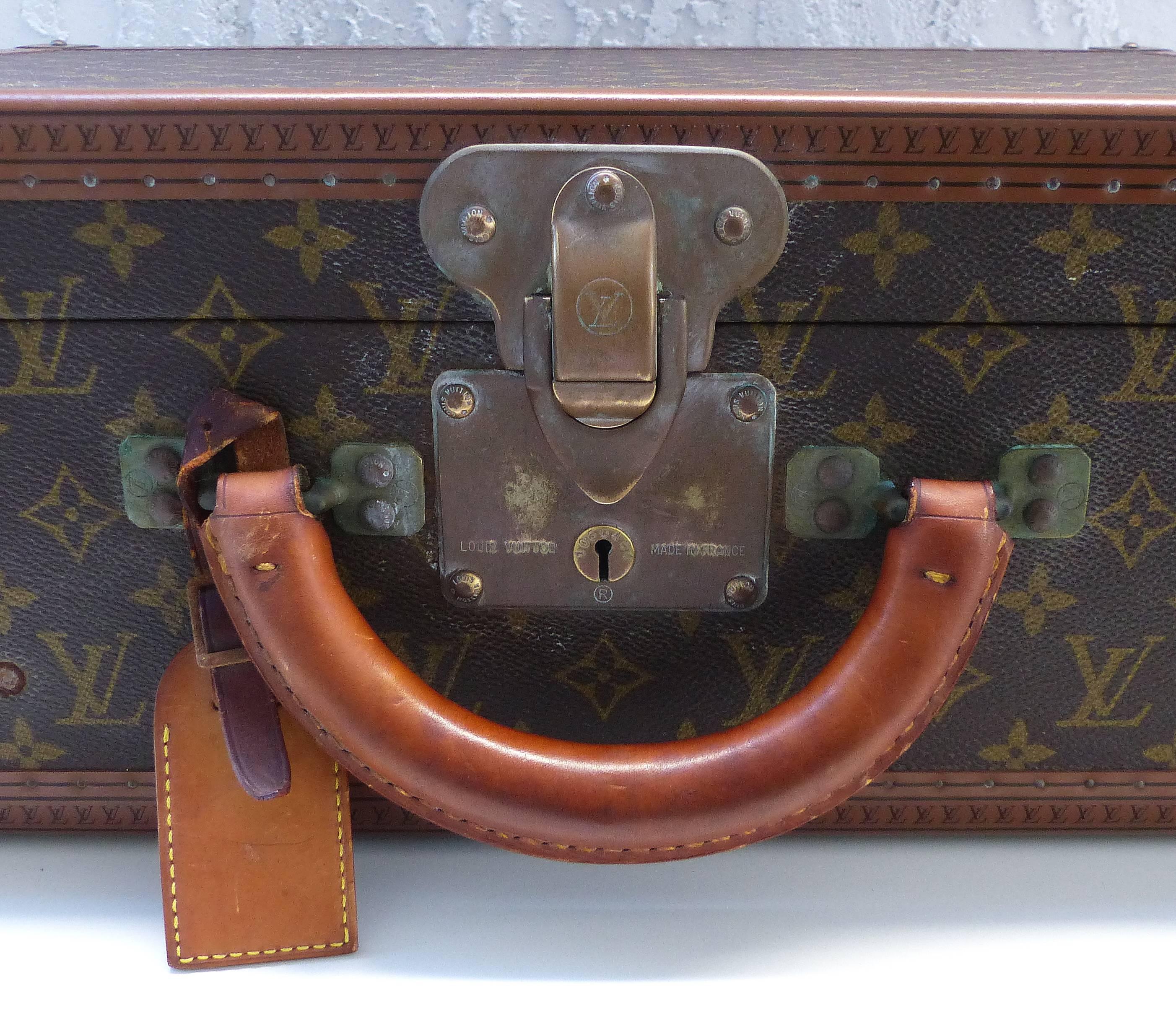 Small Louis Vuitton Hard Case Suitcase, circa 1950s 2