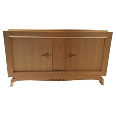 circa 1950s Sycamore Sideboard in the Style of Andre Arbus