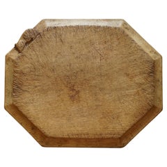 CIRCA 1950's VINTAGE HEAVILY PATINATED ROBERT MOUSEMAN THOMPSON CHOPPING BOARD
