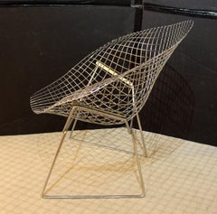 Circa 1960-70 Bertoia Diamond Back Lounge Chair by Knoll