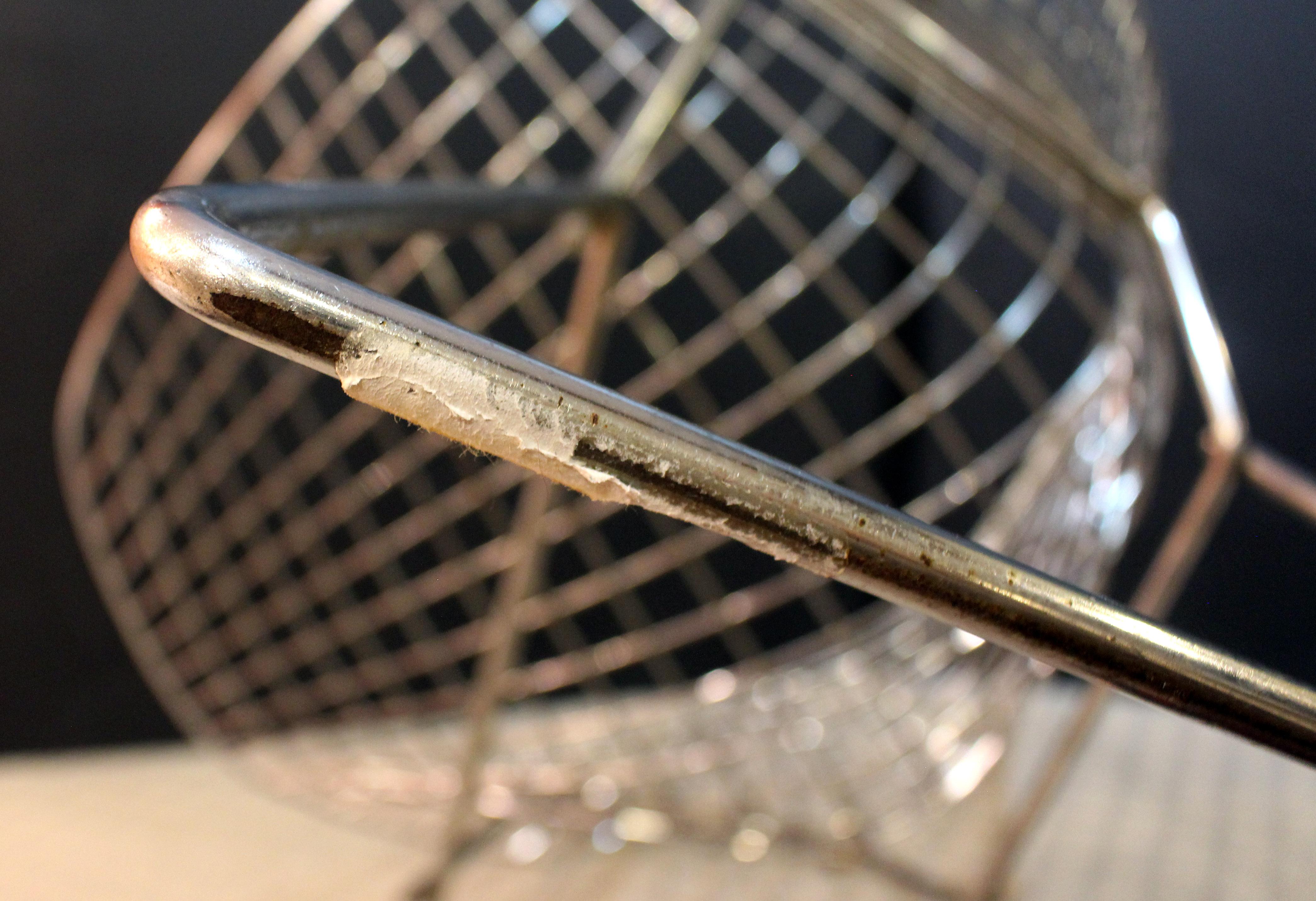 Polished Circa 1960-70 Bertoia Diamond Back Lounge Chair by Knoll