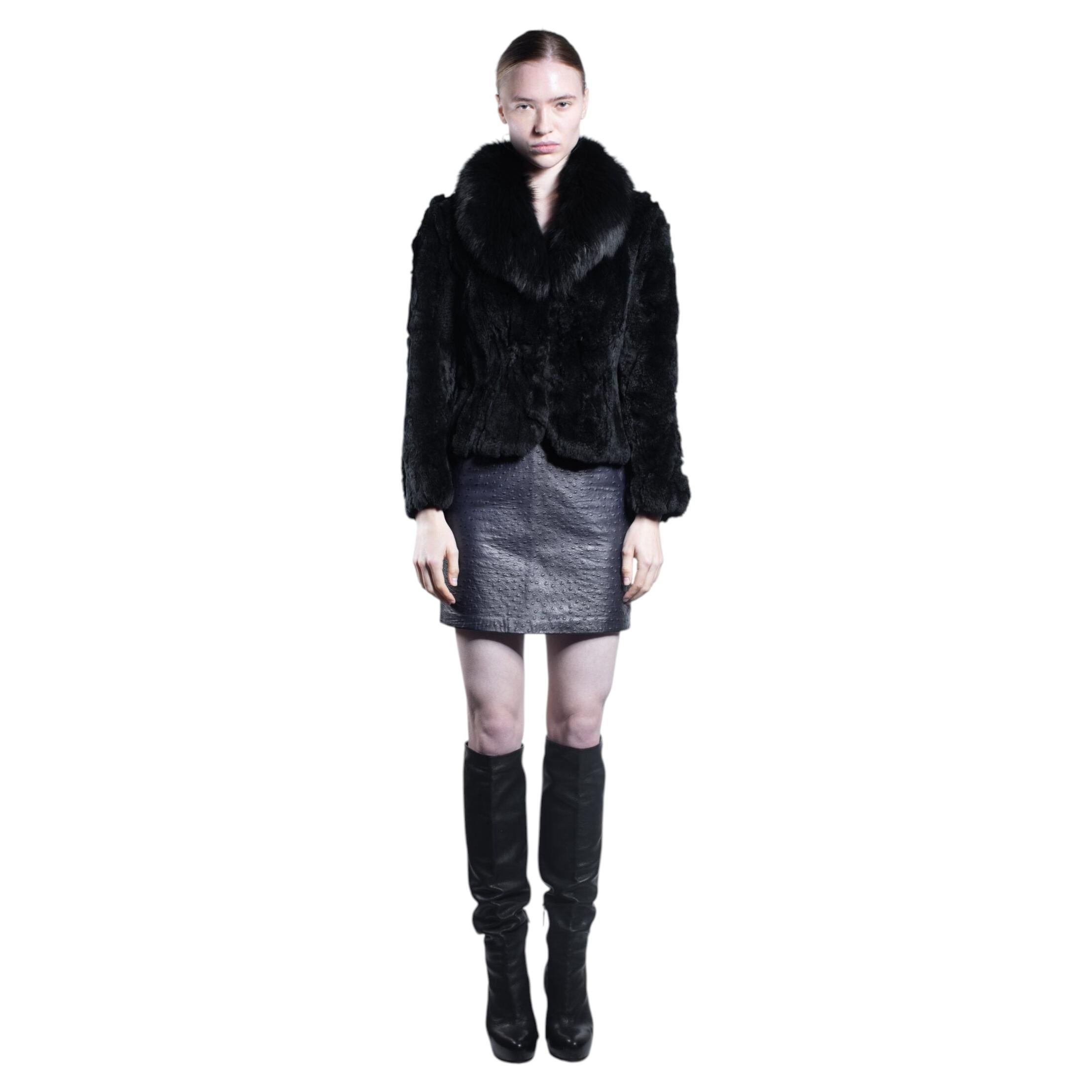 Circa 1960 French Vintage Brown Mink Fur Coat
