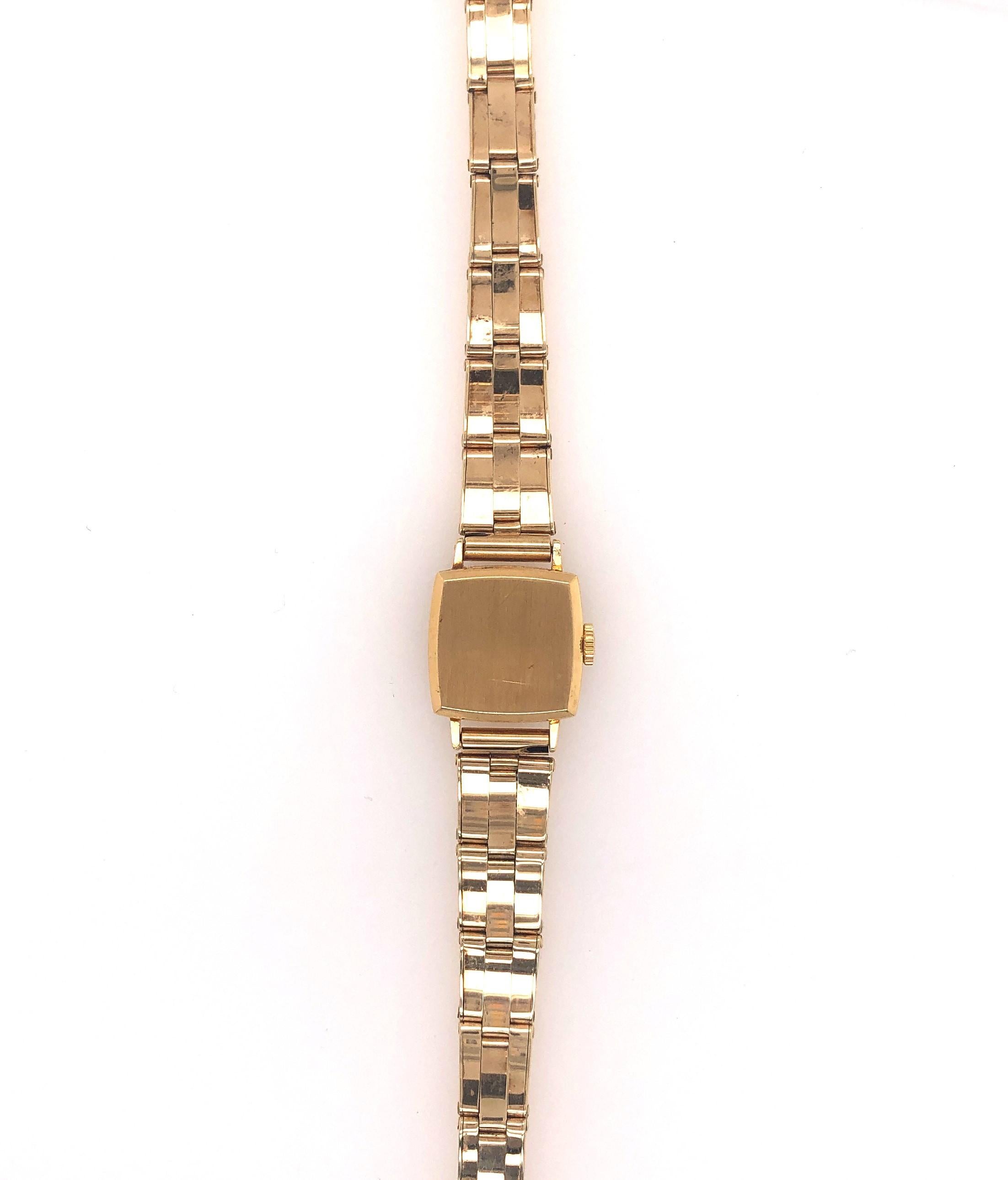 Ladies Yellow Gold Rolex Bracelet Watch, circa 1960 3