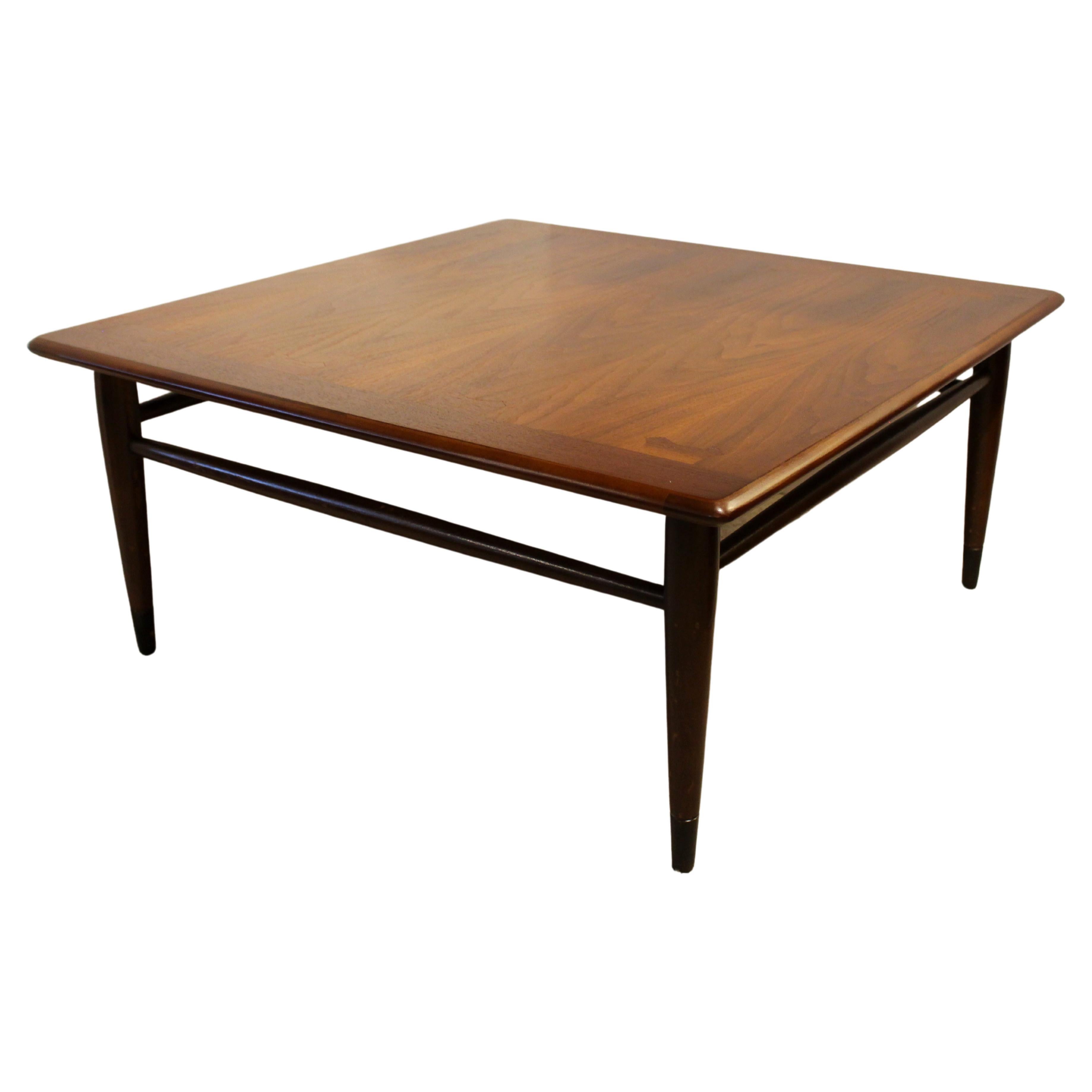Circa 1960 Mid-Century Modern Square Coffee or Corner Table For Sale