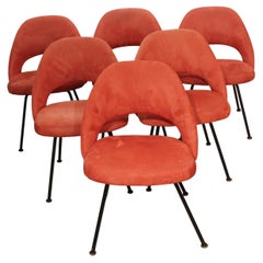 Vers 1960 : lot de six chaises de bureau Eero Saarinen