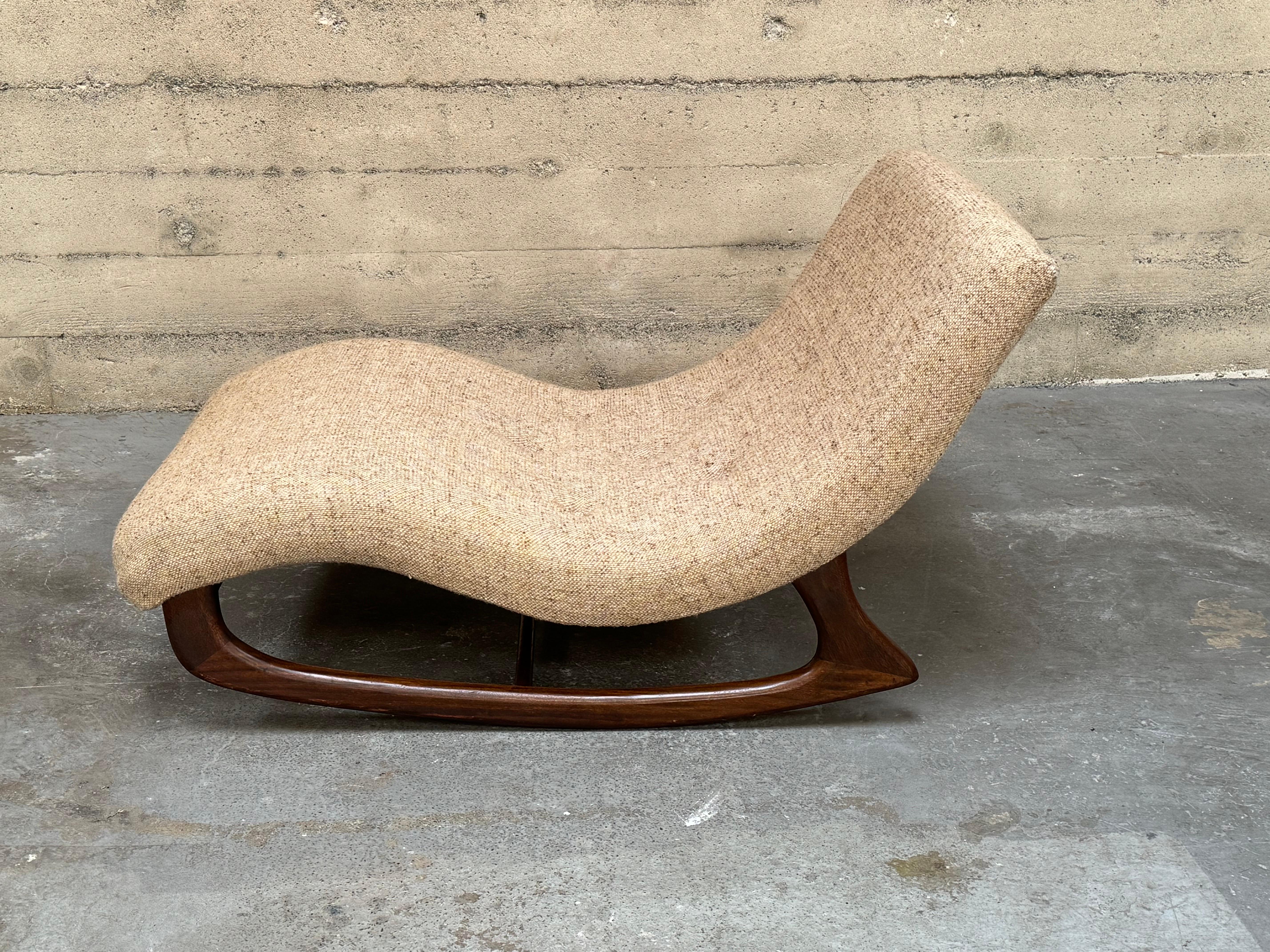 Circa 1960s Adrian Pearsall Rocking Wave Chaise Lounge #2  In Good Condition In Oakland, CA