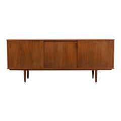 Danish Modern Teak Credenza or Sideboard, circa 1960s