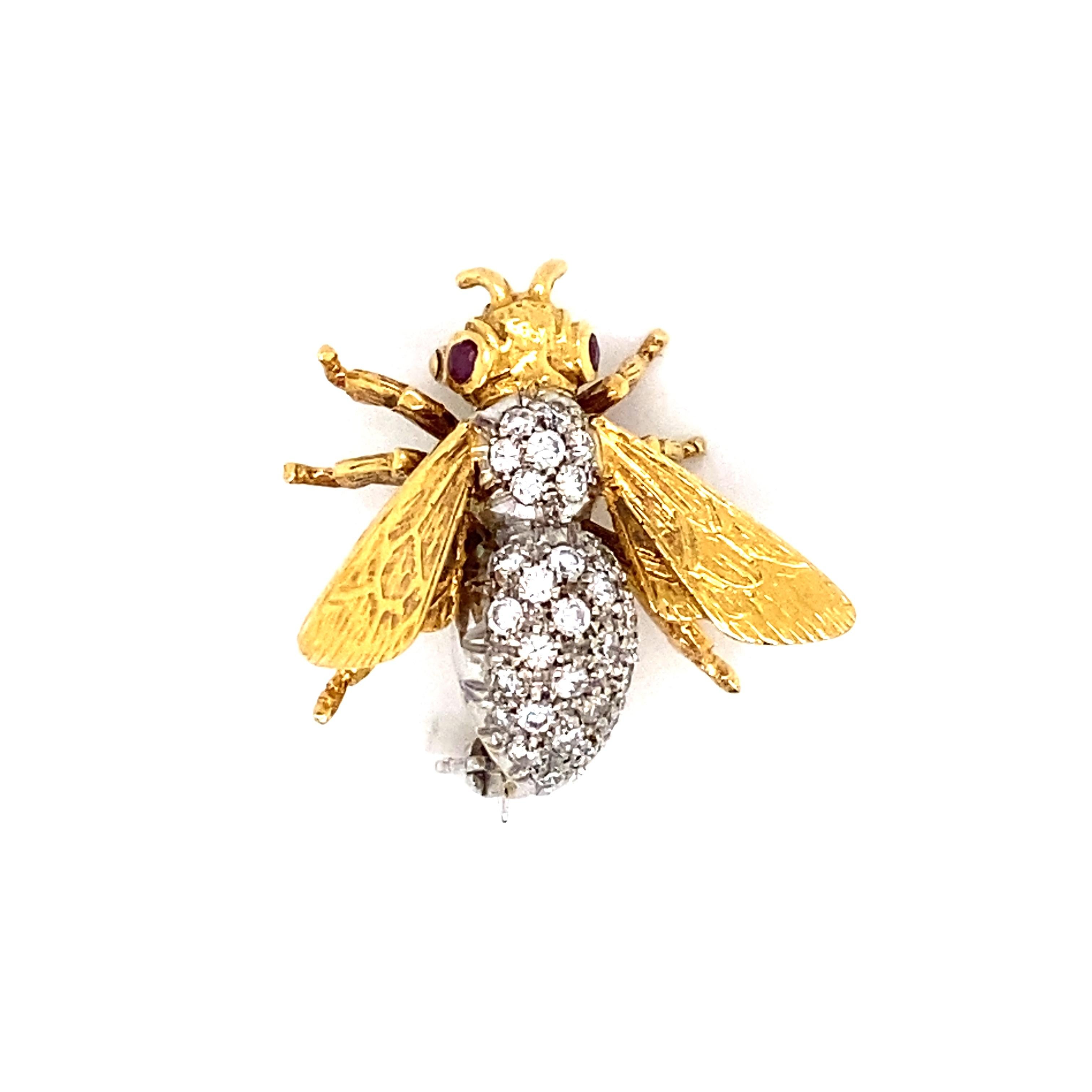 mary kay diamond bumble bee pin