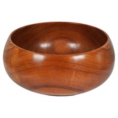 Circa 1960s Large Hand Made by Blair Koa Wood Bowl from Hawai'i