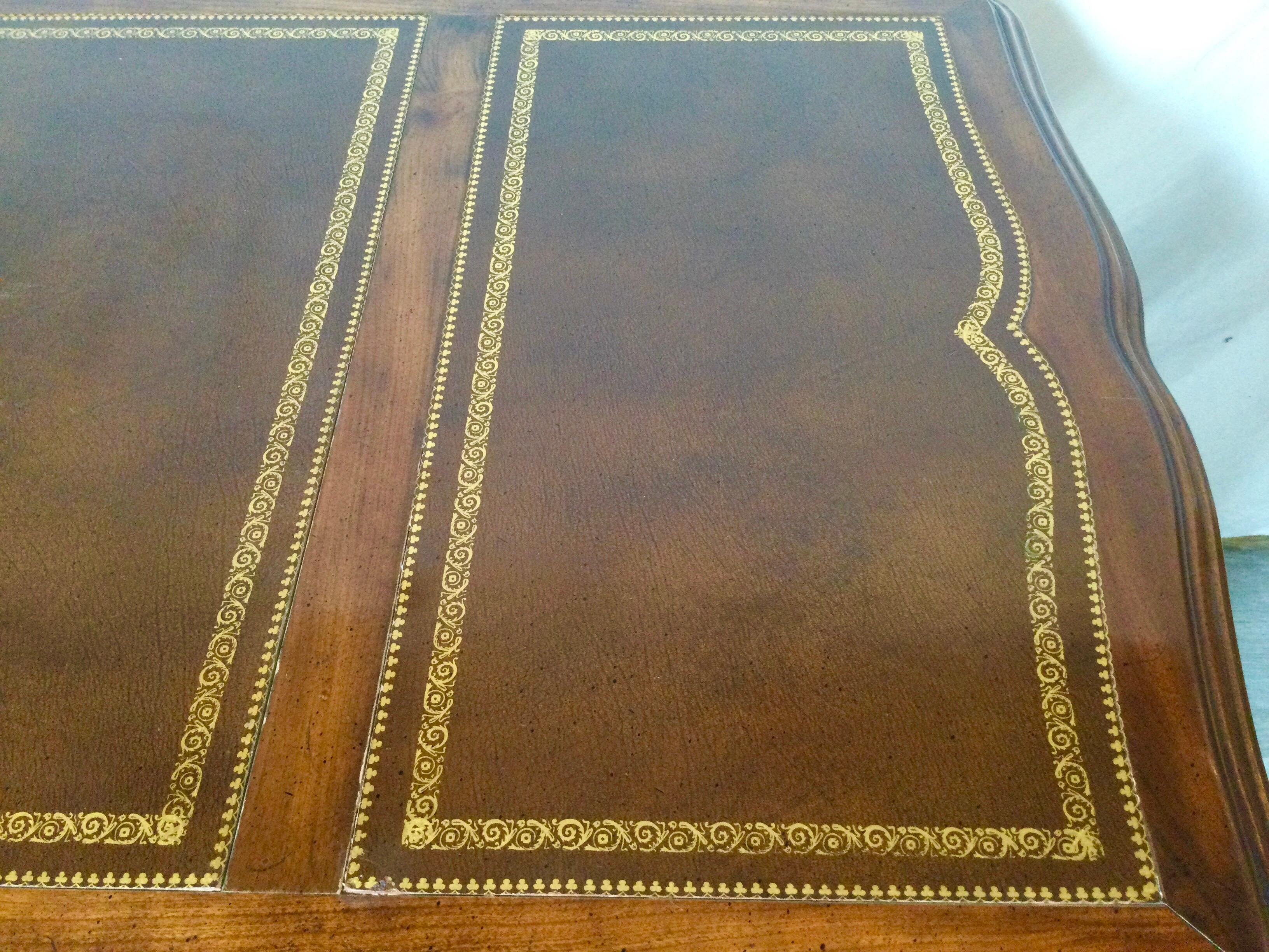 sligh desk leather top