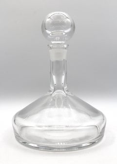 Decanter per navi in vetro Orrefors degli anni '60 circa