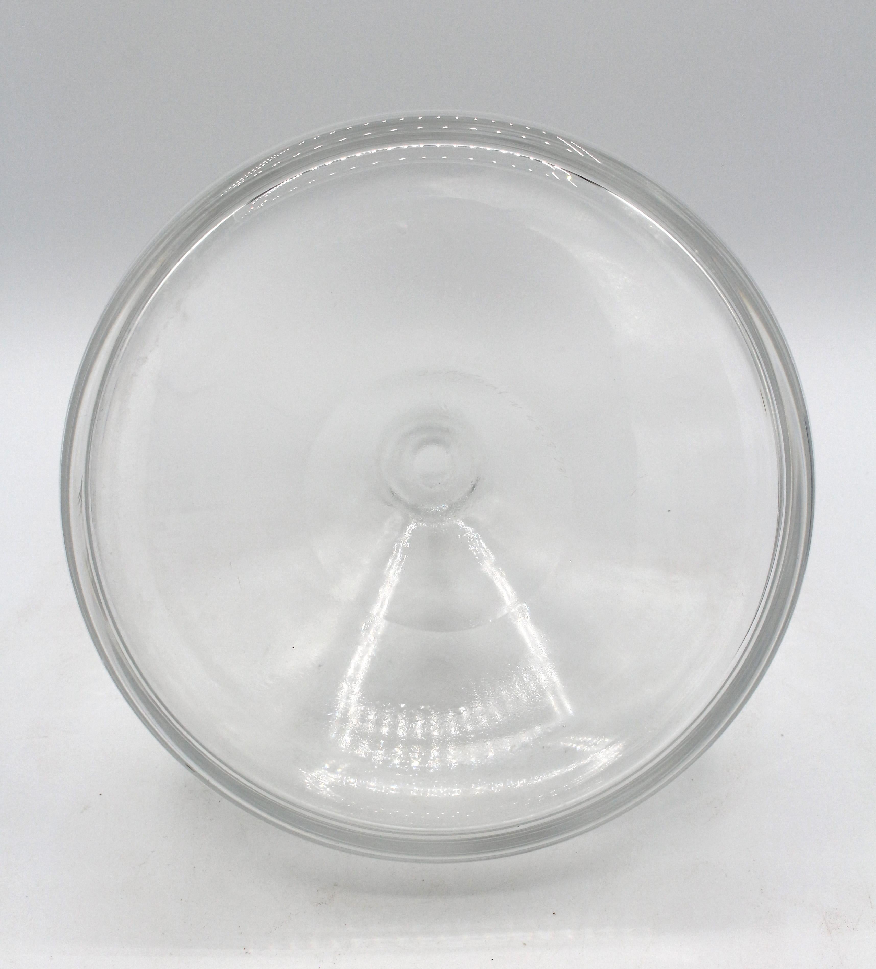 Mid-20th Century Circa 1960s Orrefors Glass Ship Decanter