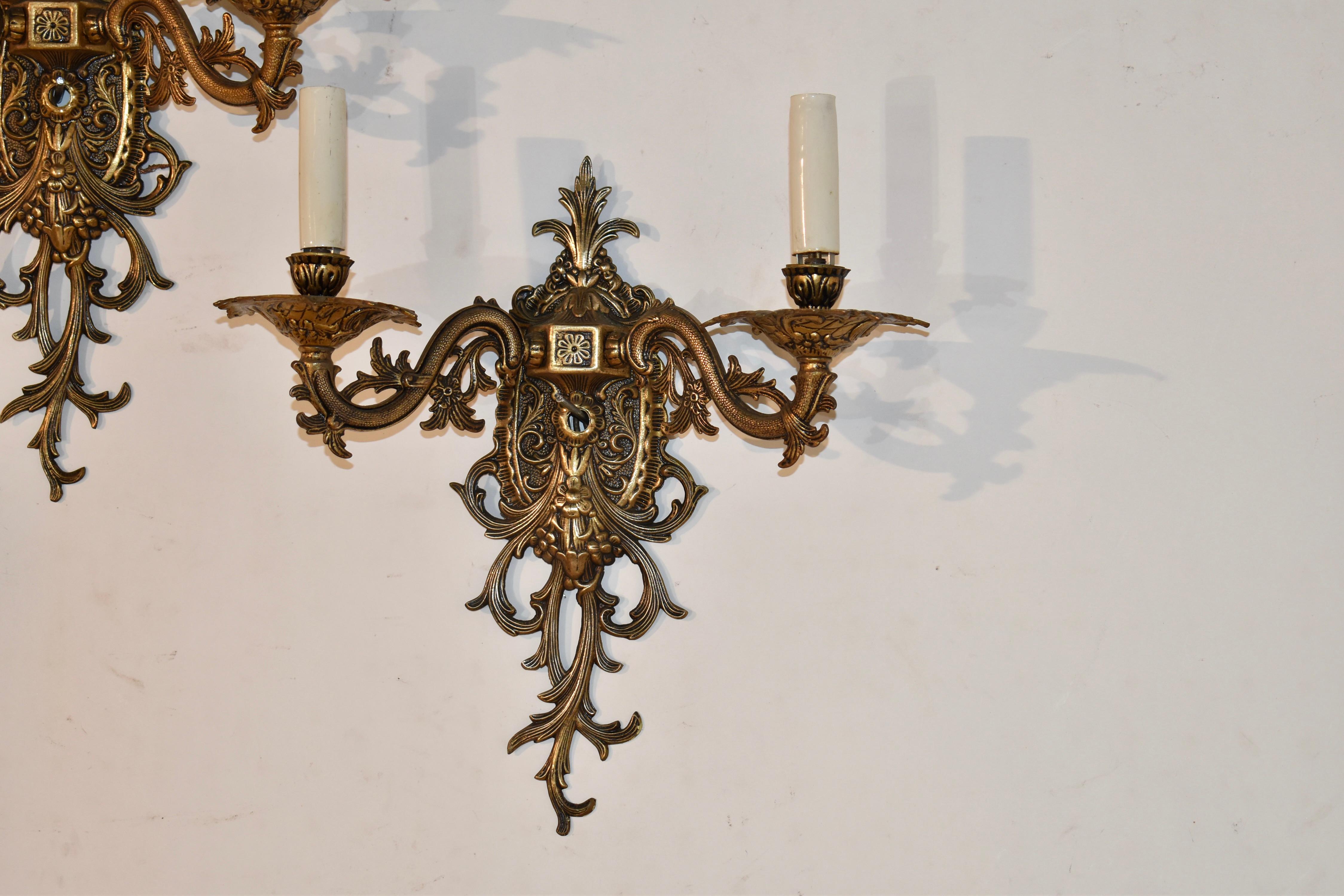 Paire d'appliques murales en Halcolite, circa 1960 en vente 4