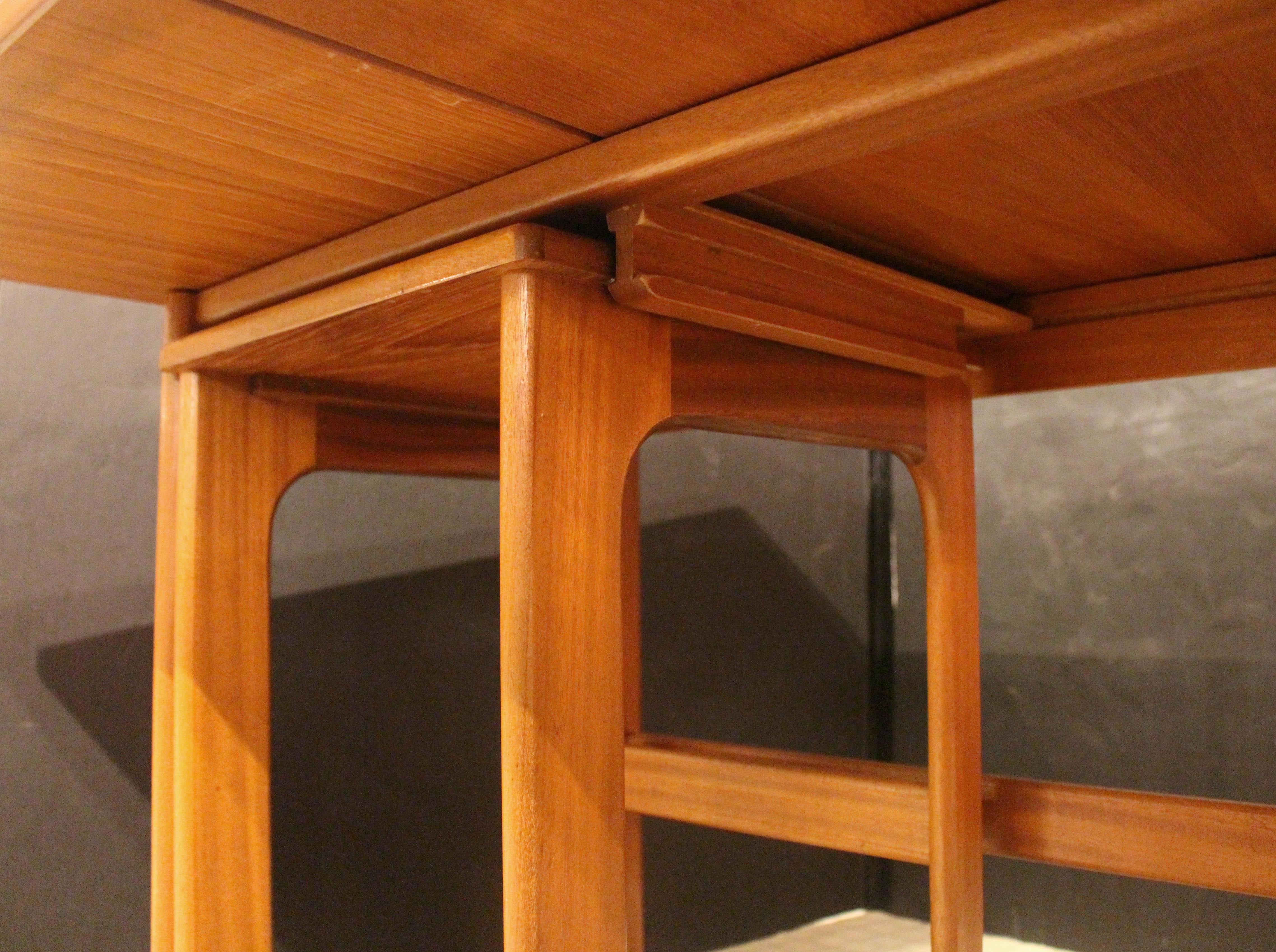 Circa 1960s Set of 3 English Mid-Century Modern Teak Tables 2