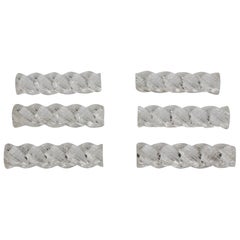 Circa 1960s Set of French Lucite Knife Rests