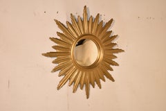 Specchio da parete a raggiera degli anni '60 CIRCA