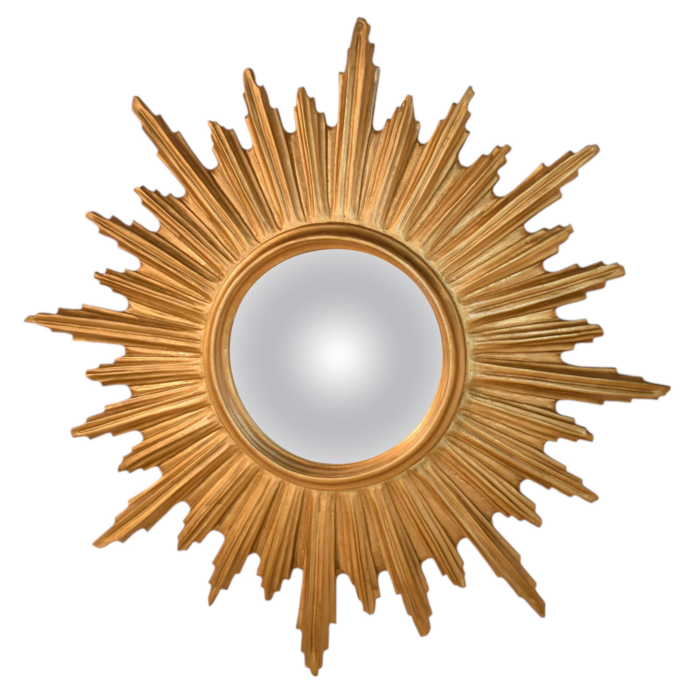 CIRCA 1960's Sunburst Wandspiegel im Angebot