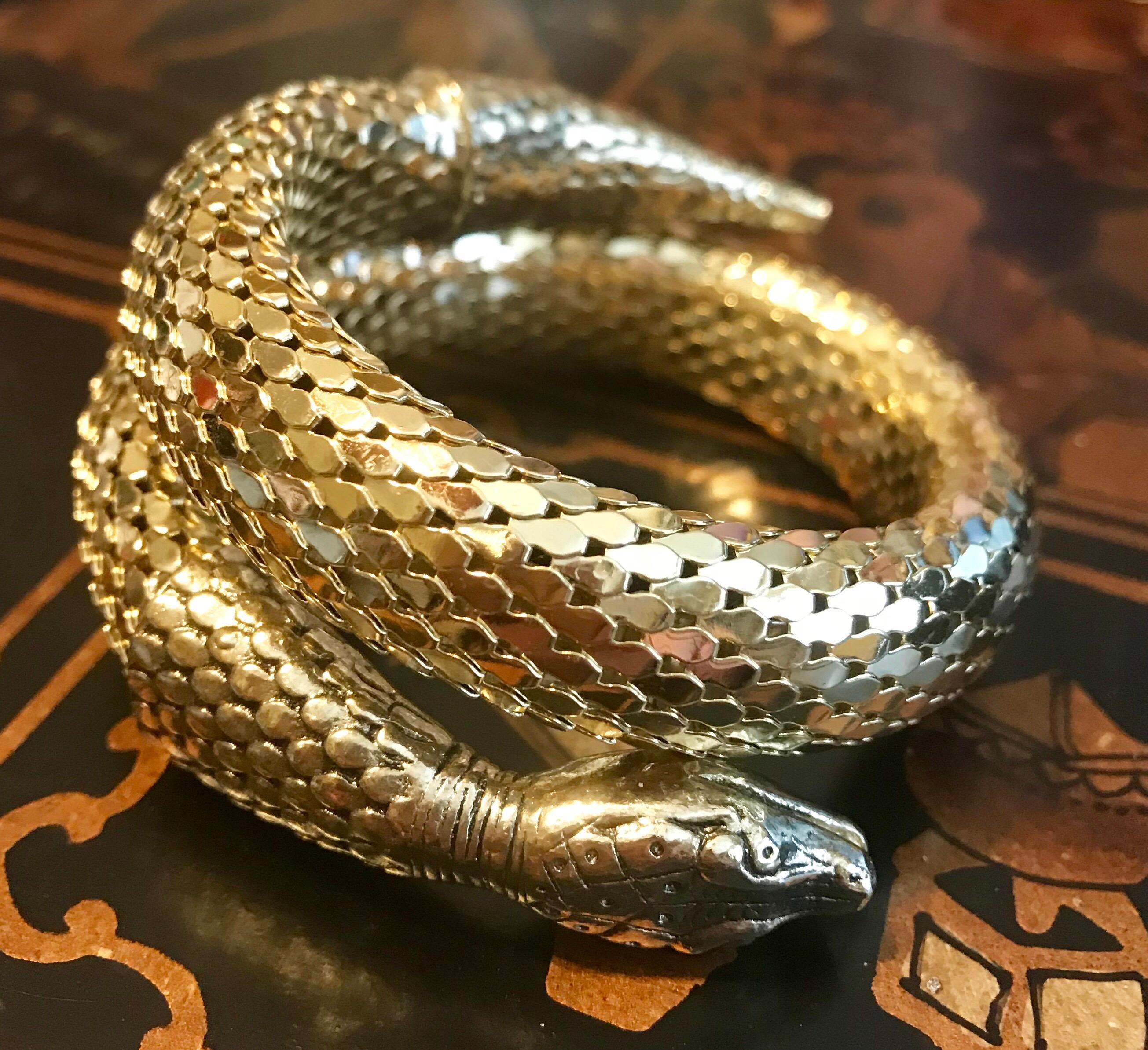 whiting and davis snake bracelet