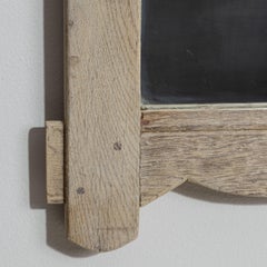 Circa 1970 Bleached Wood Oak Mirror