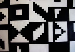 Circa 1970 "Colors of Love" Abstract Signed Lithograph by Agam Yaacov, Framed