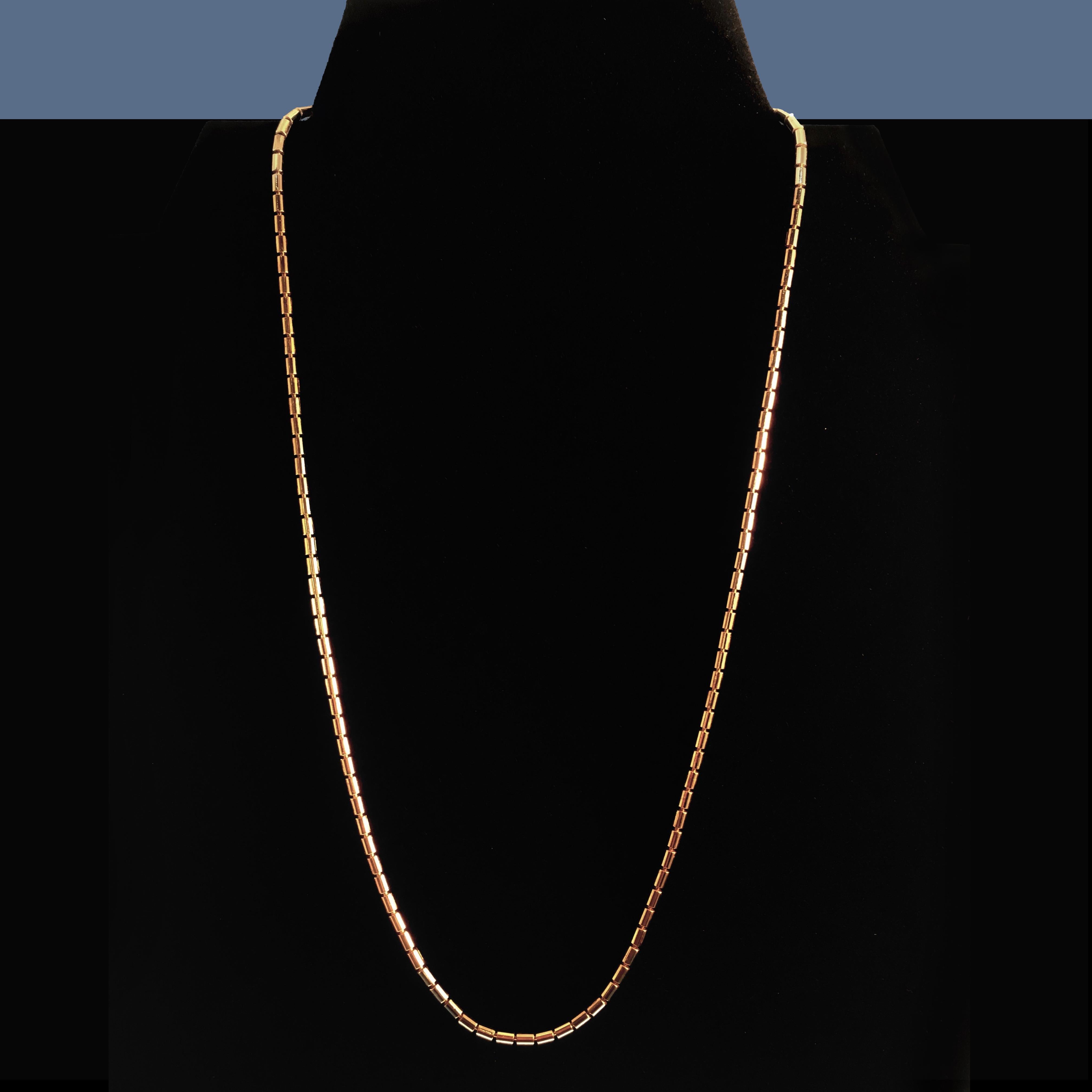 gold tube chain