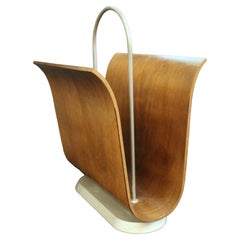 Circa 1970 French Magazine Rack by Ligne Roset
