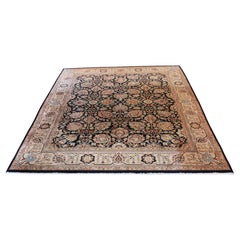 Circa 1970er Indo-Tabriz 8' 1" x 9' 11" Teppich